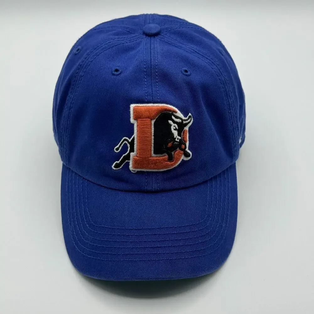 Durham Bulls 47 Brand Franchise Fitted Baseball Hat Cap Medium Blue Orange